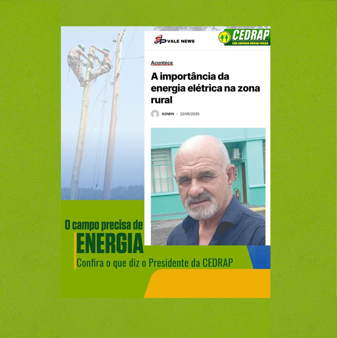 A importância da energia elétrica na zona rural